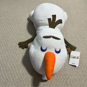 Disney Store NWT Olaf Cuddleez Frozen Plush Pillow Nap Toy Bedtime Sleepy